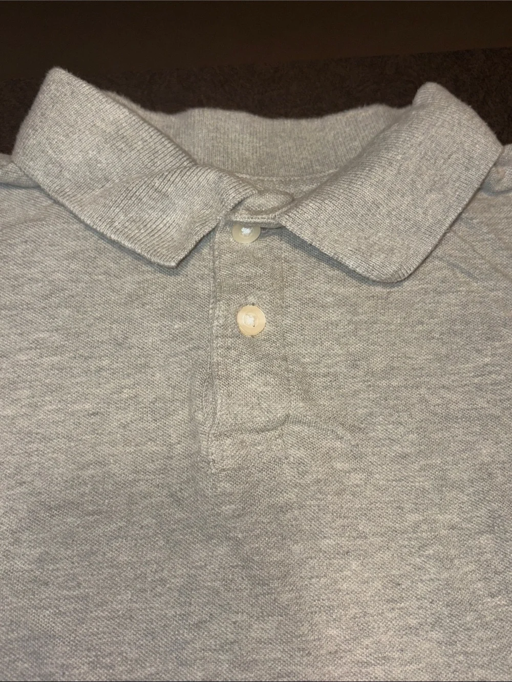 The Children's Place Light Gray Polo Shirt